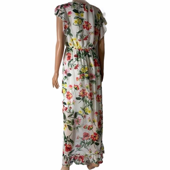EnFocus Studio Floral flowy one piece dress SZ M/L - Picture 6 of 10